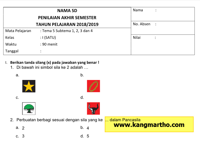 Panduan Lengkap Mengunduh Soal PAS K13 Kelas 1 Semester 2: Persiapan Optimal untuk Ujian Akhir