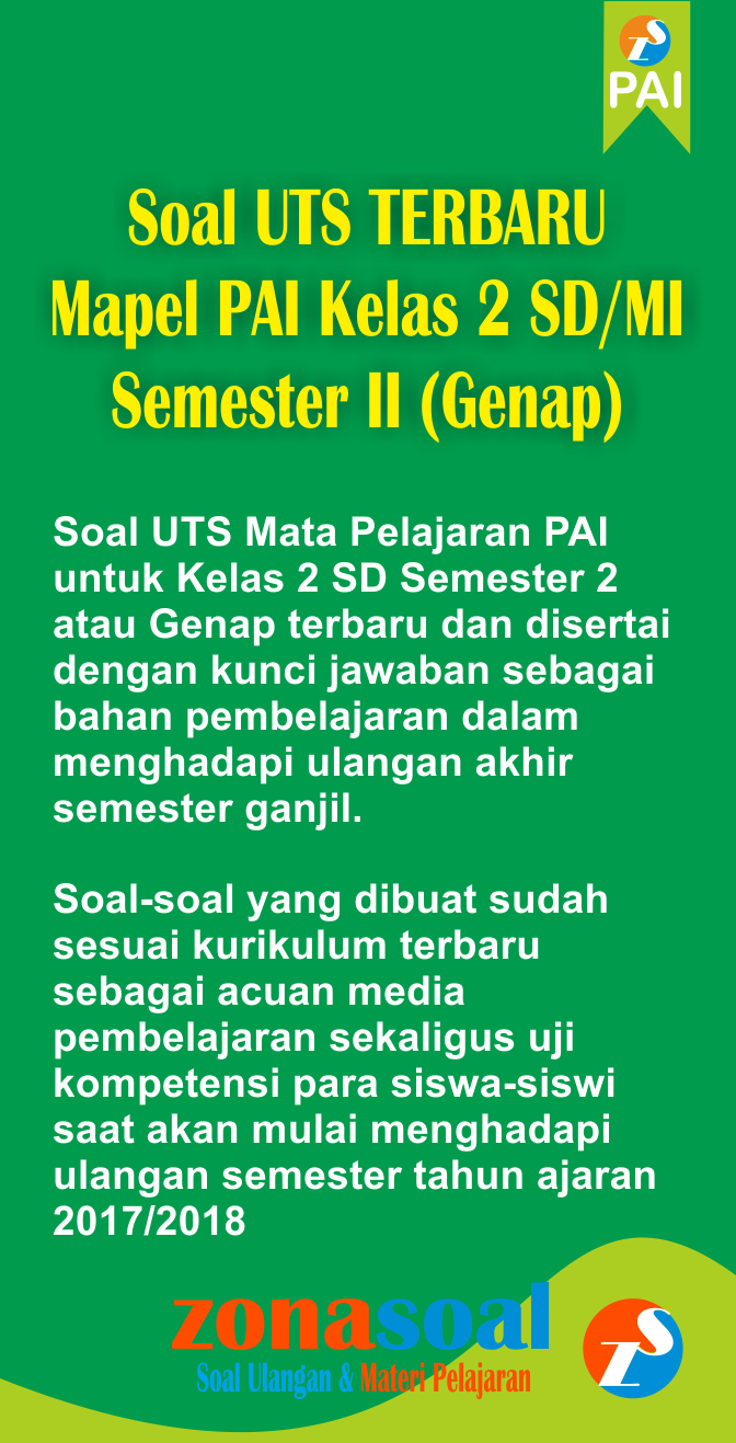 Persiapan Akhir Menuju Sukses: Download Soal PAI UKK Kelas 7 Semester 2 Kurikulum 2013