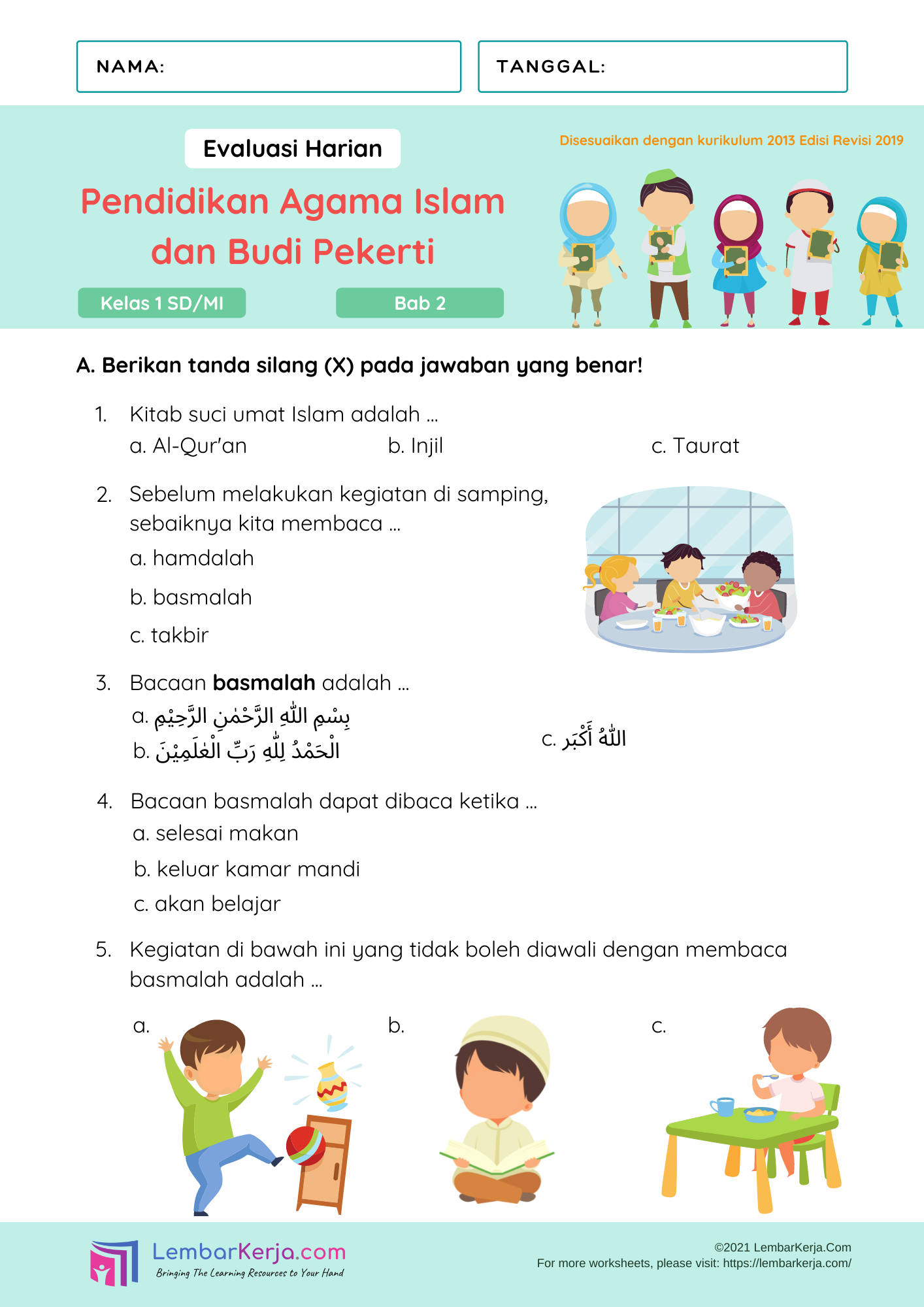 Siap Hadapi Penilaian Akhir Semester 2: Panduan Lengkap Download Soal PAI SD Kelas 1-5