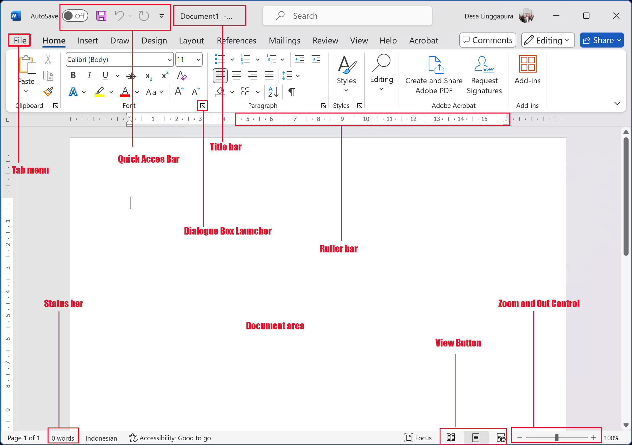 3 Cara Mudah Memunculkan Menu Bar di Word 2026 yang Ternyata Sering Salah