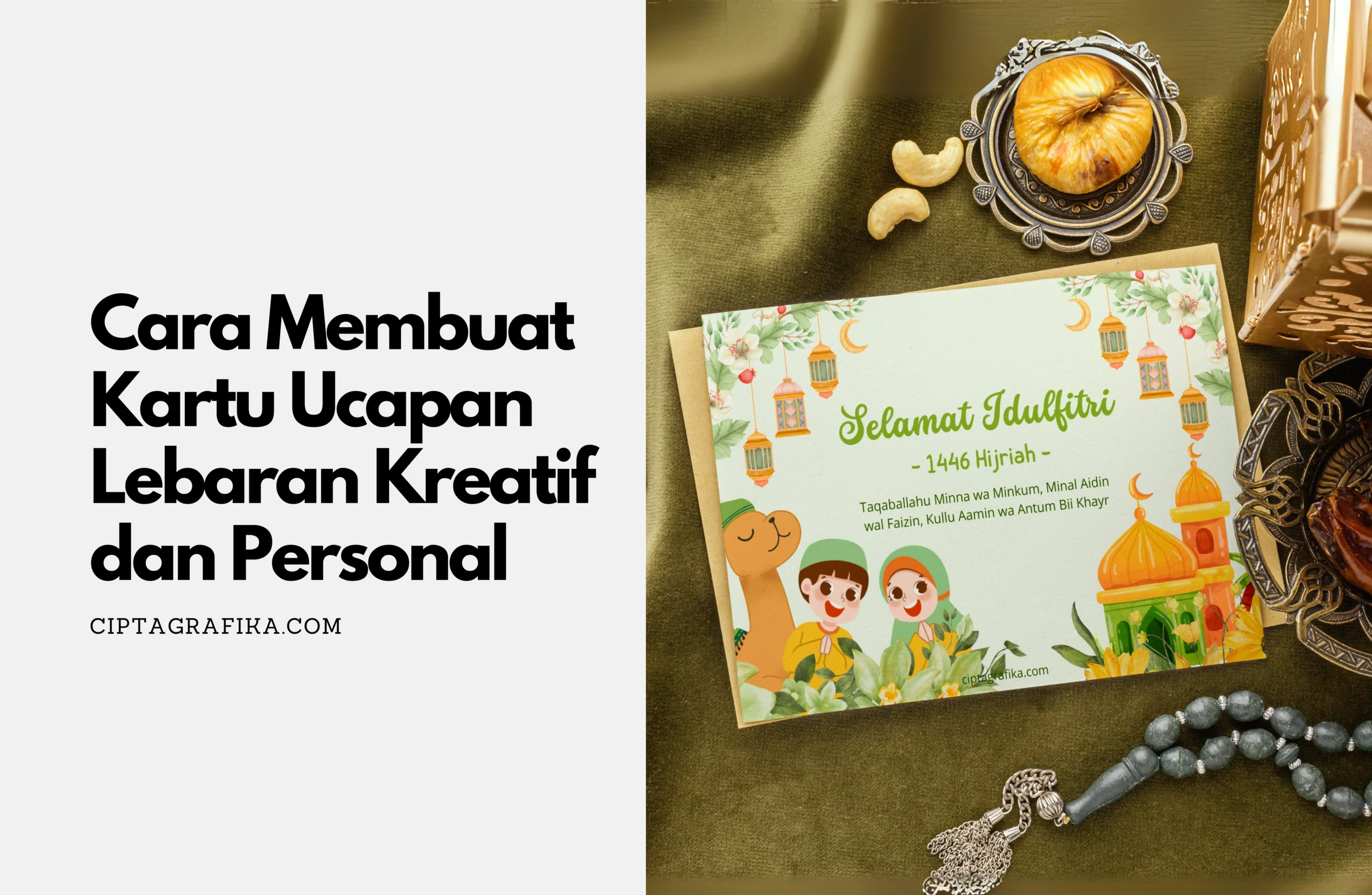 Tips Mudah Membuat Kartu Ucapan Lebaran Kreatif nan Personal