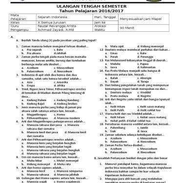 5 Contoh Soal Sejarah Kelas 12 Semester 1 yang Sering Muncul di Ujian 2026, Wajib Dikuasai!