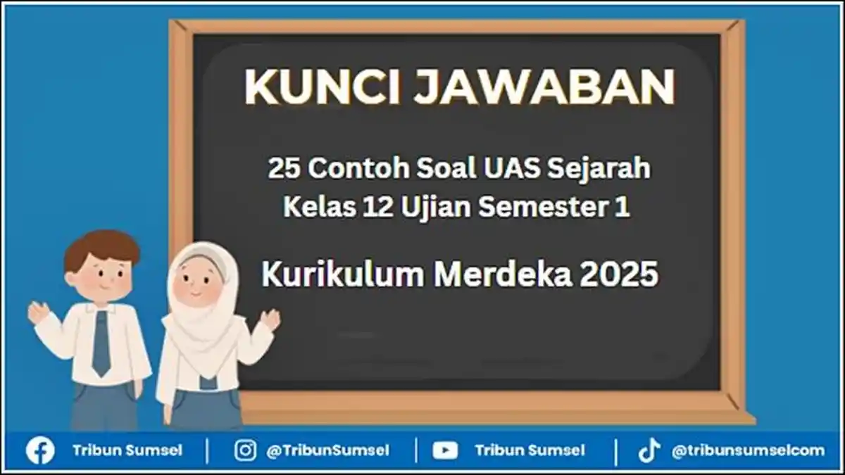 25 Contoh Soal UAS Sejarah Kelas 12 Ulangan Semester 1 dan Kunci