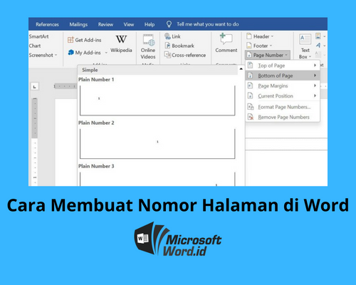 Ini Cara Membuat Nomor Halaman Di Word Terbaru - Miko Keren