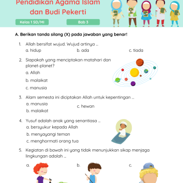 7 Rahasia Hadapi Soal Agama Kelas 1 SD Semester 2, Dijamin Anak Langsung Paham