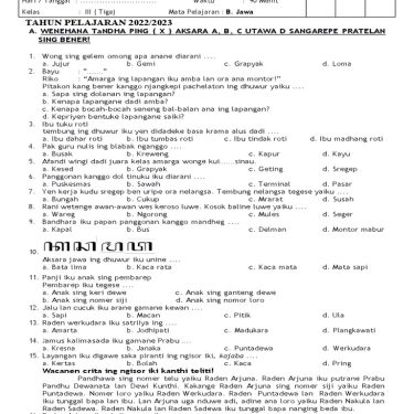 7 Tips Jitu Menaklukkan Soal Bahasa Jawa Kelas 3 Semester 1 untuk Nilai 100 2026