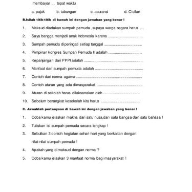 Sebelum Terlambat 5 Rahasia Soal UTS PKN Kelas 3 Semester 1 2026
