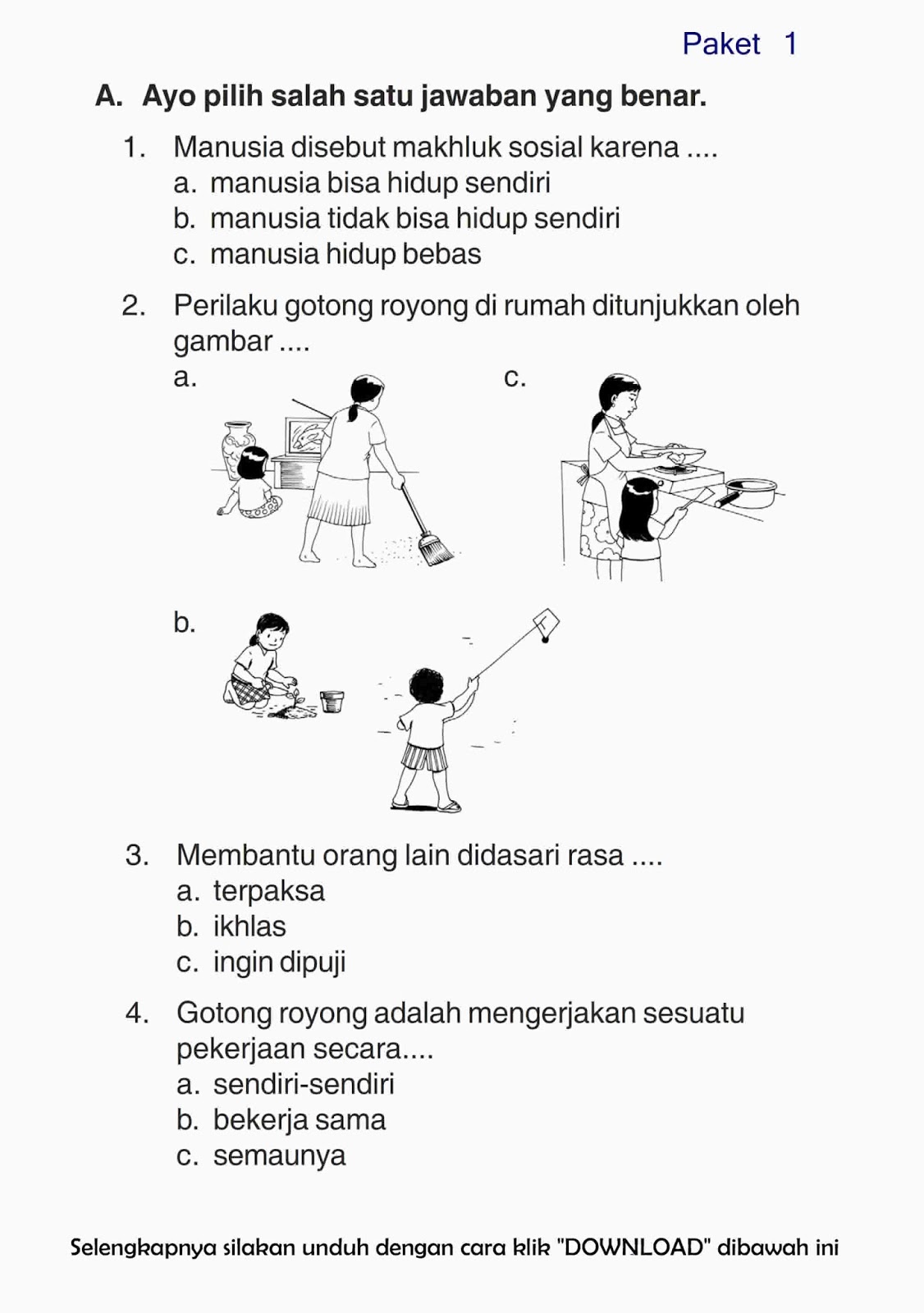 Ternyata 5 Soal PKN Kelas 2 Semester 1 Bab 1 Sering Keluar di Ujian 2026