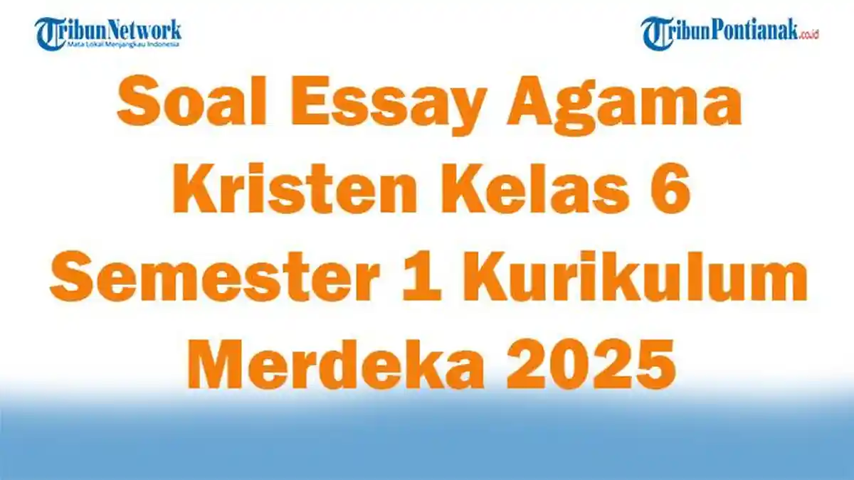soal uts agama kelas 6 semester 1 dan kunci jawaban