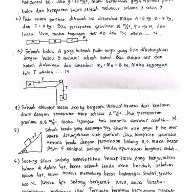 3 Contoh Soal Hukum 3 Newton Kelas X yang Terbukti Sering Muncul di Ujian 2026