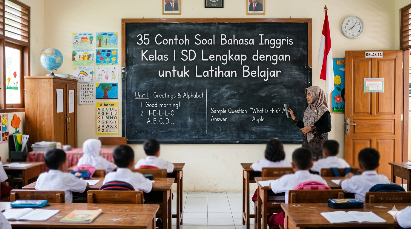 65 Contoh Soal Bahasa Inggris Kelas 3 SD Semester 2 dan Kunci Jawaban 65 Contoh Soal Bahasa Inggris Kelas 3 SD Semester 2 dan Kunci Jawaban