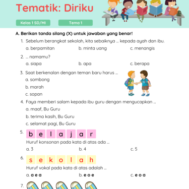 5 Contoh Soal HOTS SD Kelas 2 Tema 1 Subtema 3 yang Wajib Dikuasai Siswa di Tahun 2026