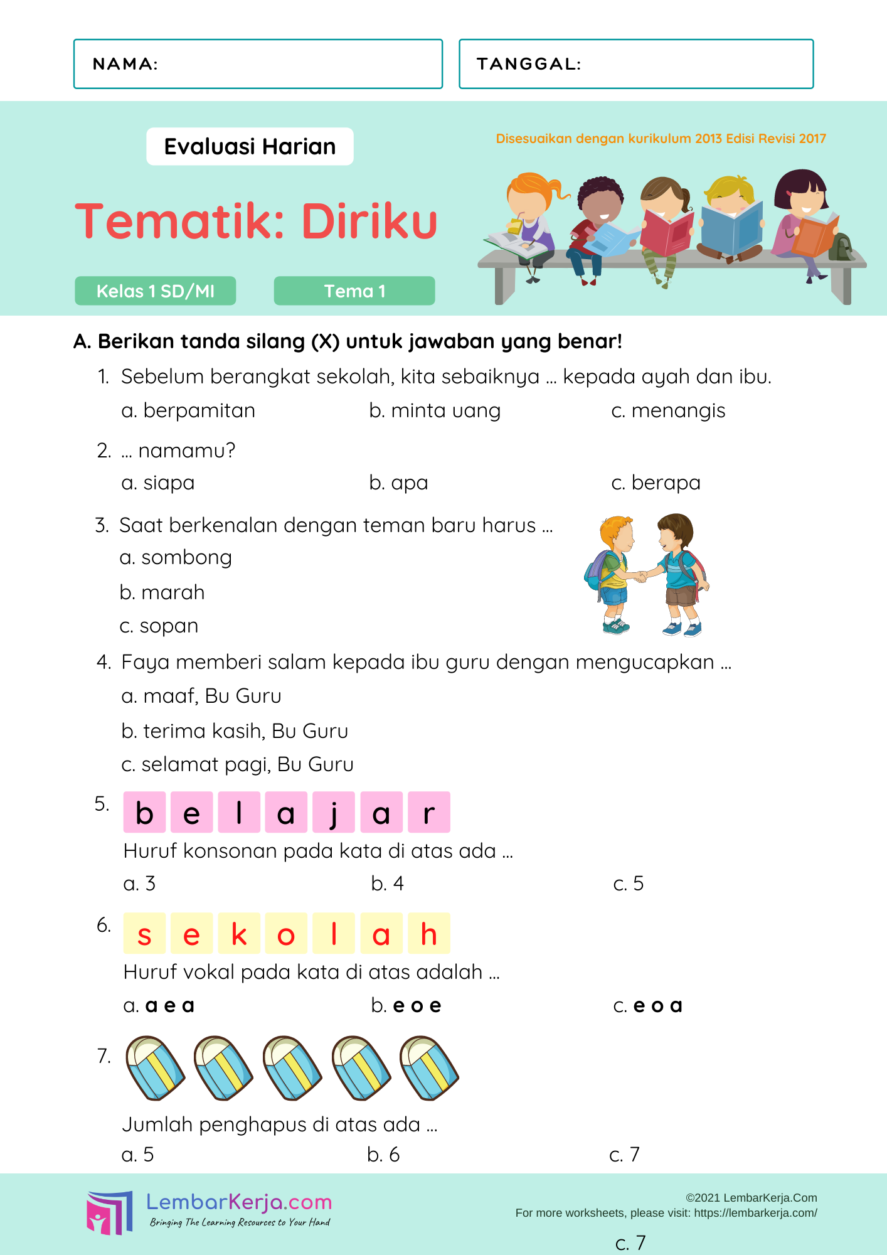 5 Contoh Soal HOTS SD Kelas 2 Tema 1 Subtema 3 yang Wajib Dikuasai Siswa di Tahun 2026