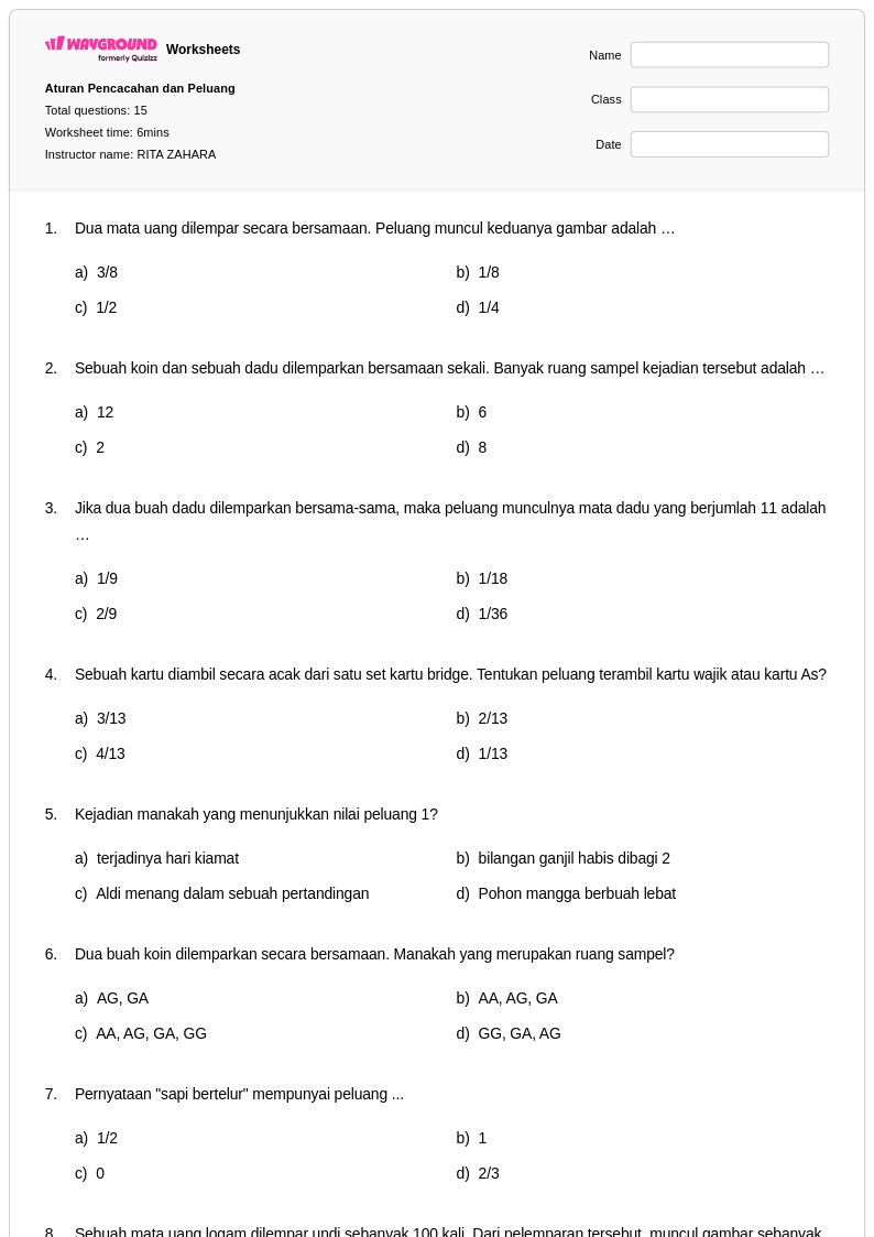 7 Contoh Soal Aturan Pencacahan Kelas 11 Semester 2 yang Wajib Kamu Kuasai Sebelum Ujian 2026