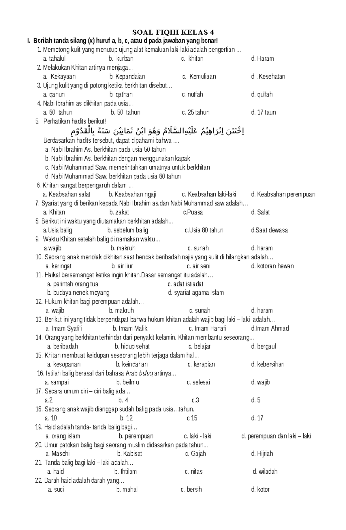 7 Fakta Mengejutkan Tentang Free Download Soal Fikih Kelas 4 yang Wajib Guru Tahu di 2026