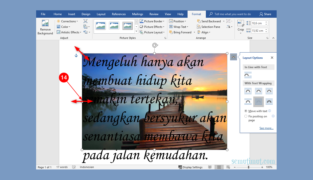 Cara Membuat Tulisan Di Atas Gambar Microsoft Word Lengkap Semutimut Cara Membuat Tulisan Di Atas Gambar Microsoft Word Lengkap Semutimut