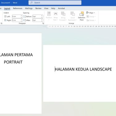 Rahasia 5 Langkah Membuat Landscape dan Portrait dalam Satu File Word 2013 di 2026