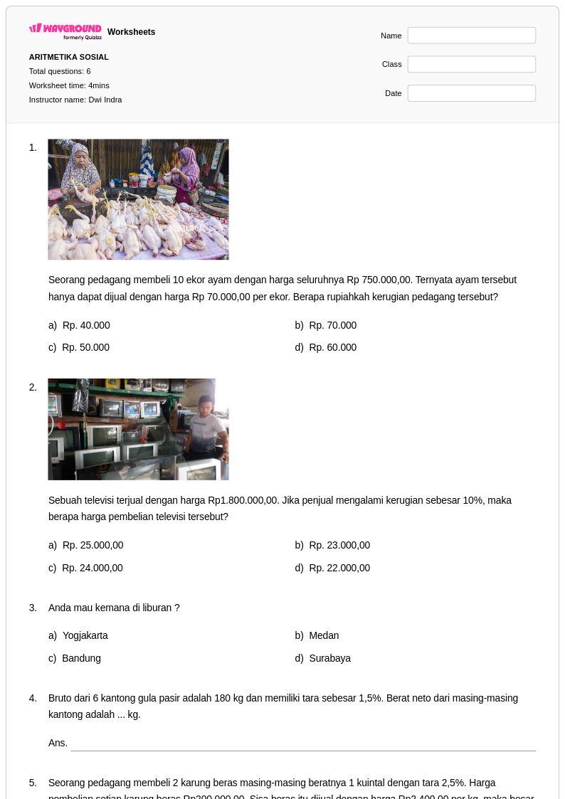 50 lembar kerja Penyederhanaan Aritmatika untuk Kelas 7 di Wayground 50 lembar kerja Penyederhanaan Aritmatika untuk Kelas 7 di Wayground