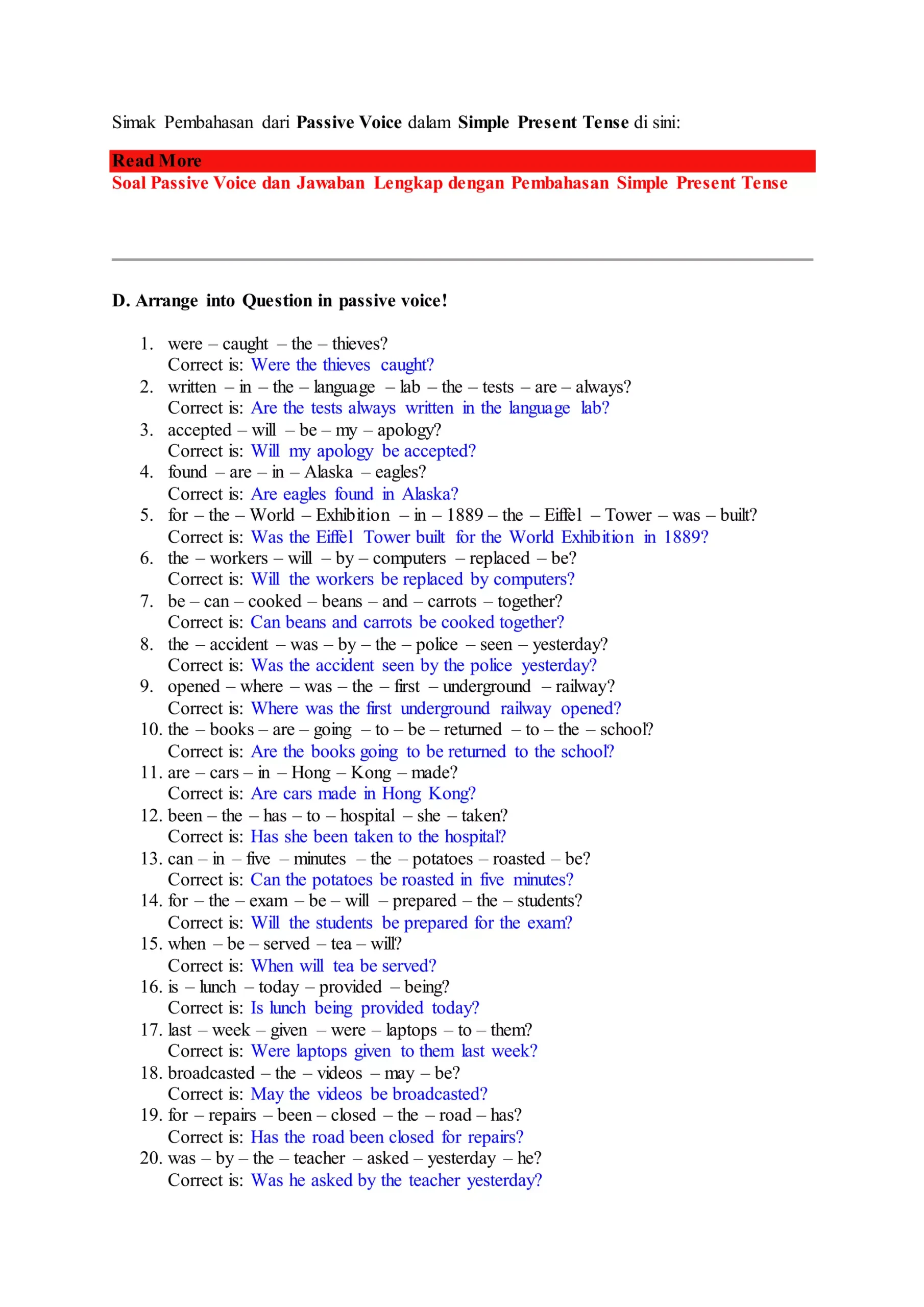 5 Fakta Mengejutkan Tentang Question Word yang Diubah Jadi Passive Voice, Wajib Tahu Sebelum Terlambat di 2026
