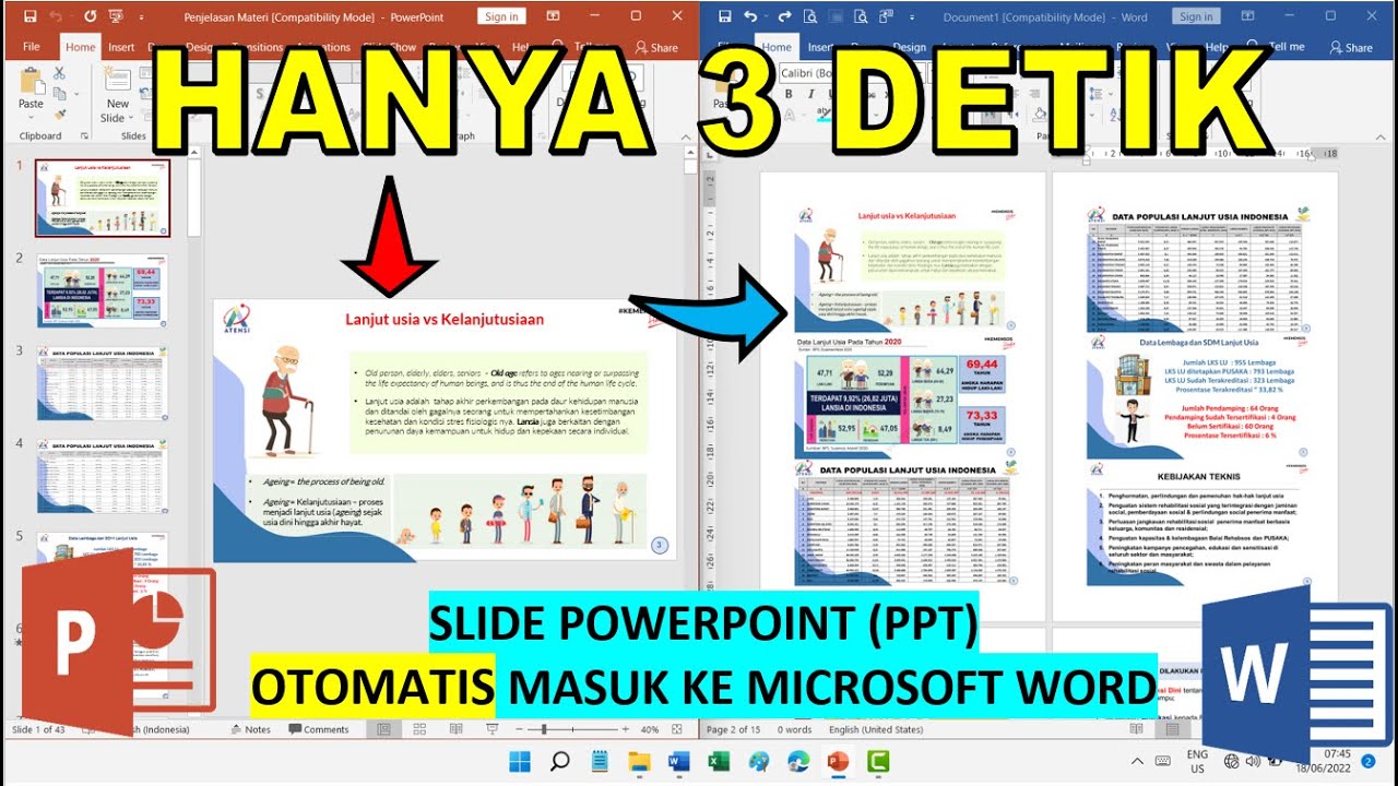 Cara Cepat Memindahkan Slide PowerPoint PPT ke Microsoft Word - YouTube Cara Cepat Memindahkan Slide PowerPoint PPT ke Microsoft Word - YouTube