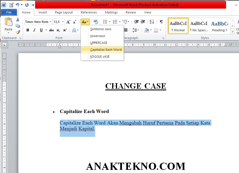 7 Rahasia replace berubah huruf besar di word yang Mempermudah Editing Dokumen 2026