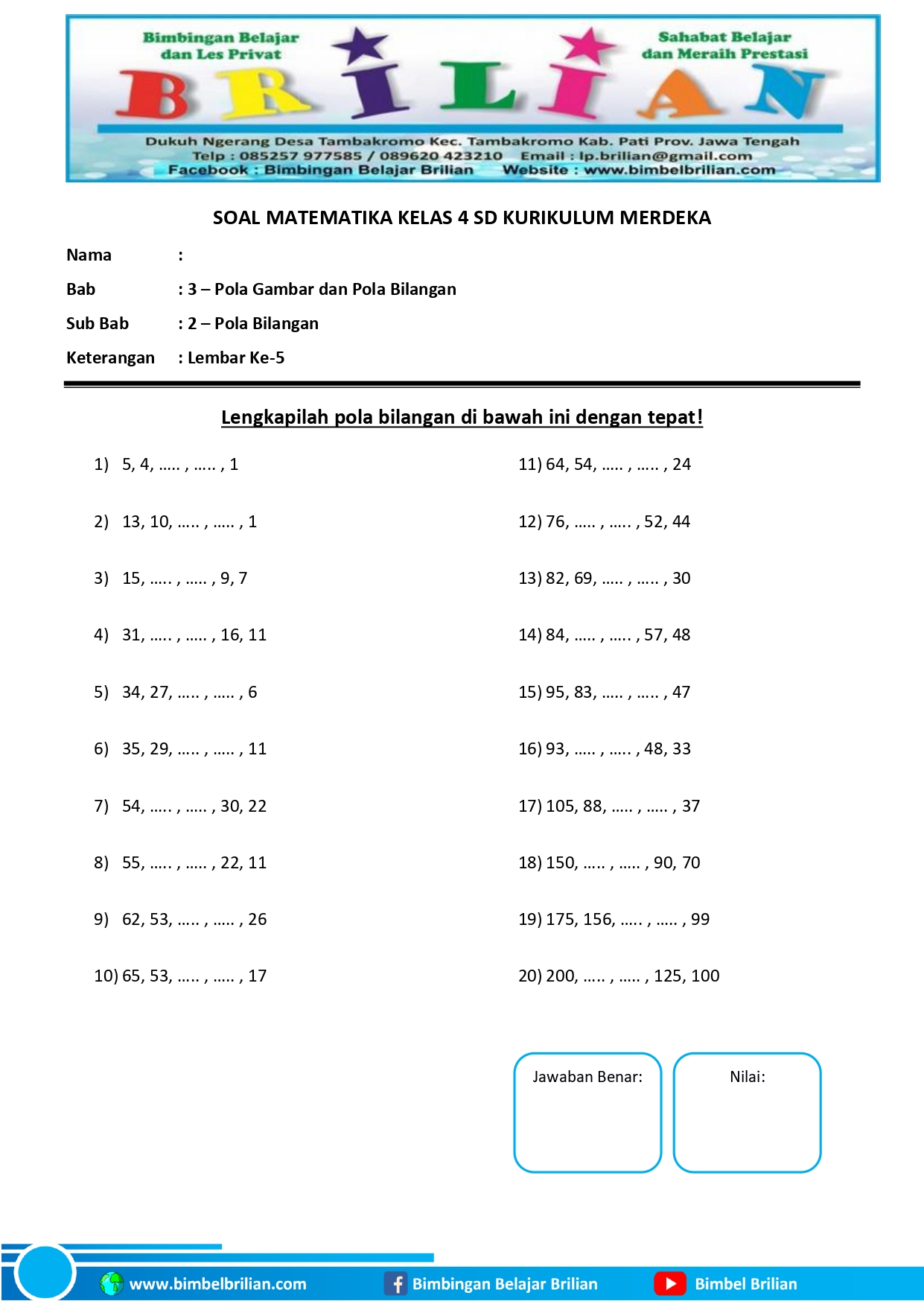 Free Download Soal PTS Semester 2 Kelas 4 Tema 6, Ternyata Ini Rahasia Nilai Bagus yang Jarang Diketahui