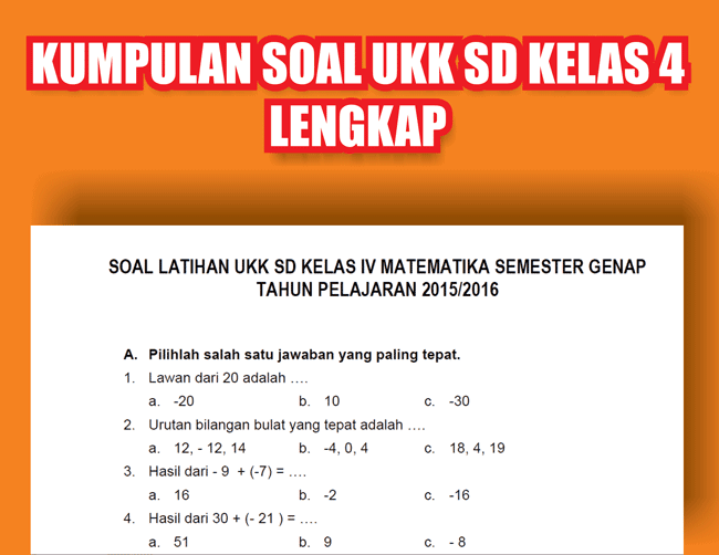 Terbukti! 7 Cara Mudah Dapat free download soal kenaikan kelas 4 Sebelum Semester Berakhir
