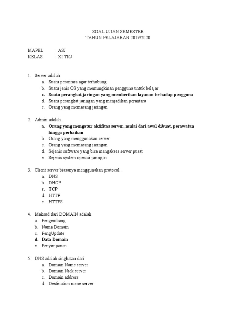 Ternyata Ini Dia Contoh Soal ASJ Kelas 11 Semester Bab 1 dan 2 yang Sering Muncul di Ujian 2026