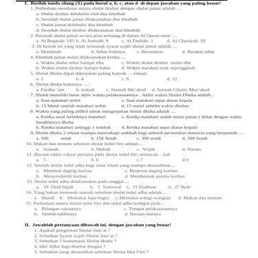 Free Download Soal PTS Fiqih Kelas 4 Semester 2 Terbaru 2026, Ternyata Ini 5 Pola Soal yang Sering Muncul