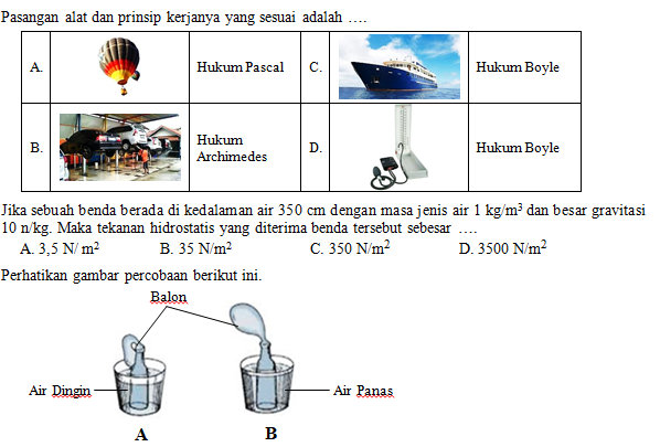 7 Contoh Soal IPA Kelas 8 Semester 2 tentang Tekanan yang Wajib Kamu Kuasai Sebelum Ujian!
