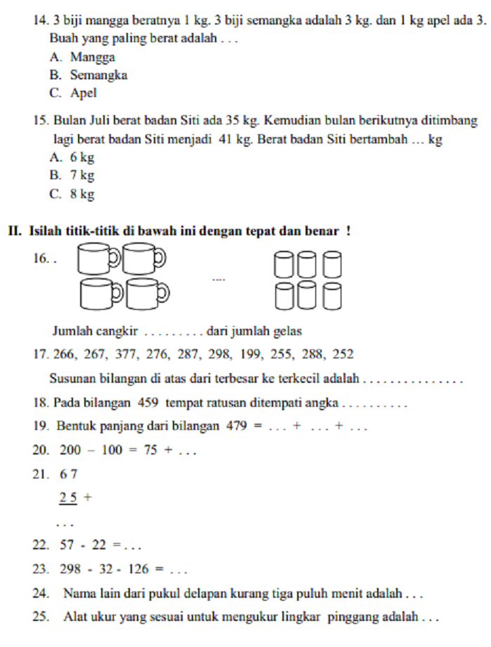 Wajib Tahu Bocoran Soal UAS 1 Kelas 6 Tema 3 Agar Nilai Kamu Langsung Melonjak Tinggi Wajib Tahu Bocoran Soal UAS 1 Kelas 6 Tema 3 Agar Nilai Kamu Langsung Melonjak Tinggi
