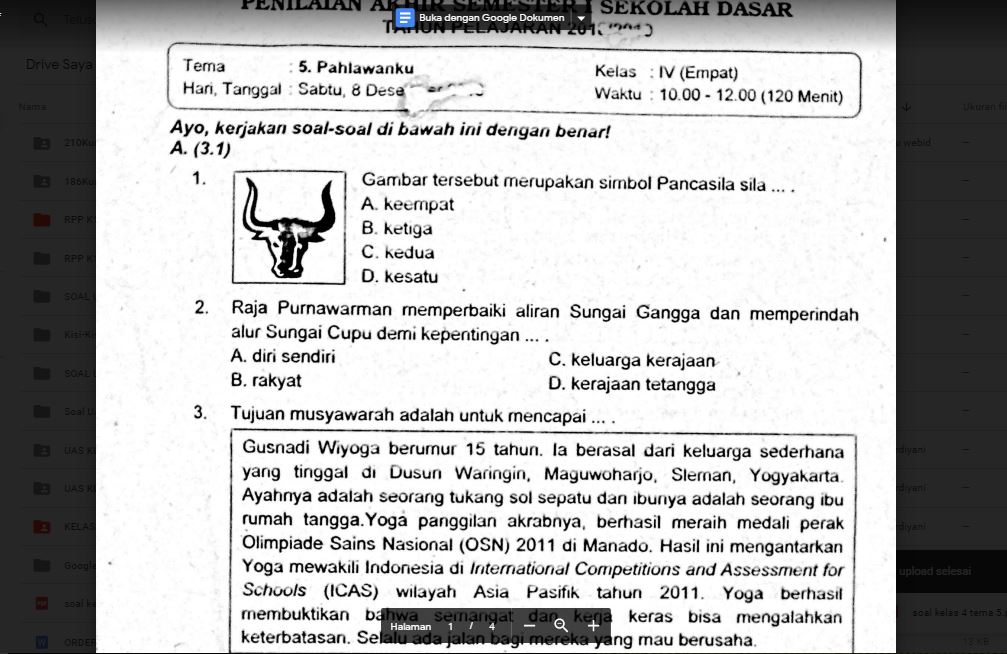 5 Rahasia Menjawab Soal PPKN Tema 5 Pahlawanku Kelas 4 K13 Agar Nilai Sempurna
