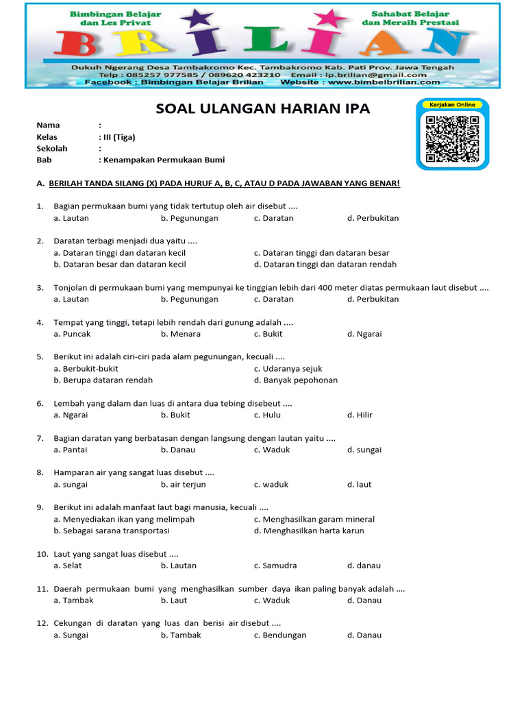 Rahasia Lulus Nilai Sempurna dengan Kumpulan Soal UAS 2 IPA SD Kelas 3 Terbaru